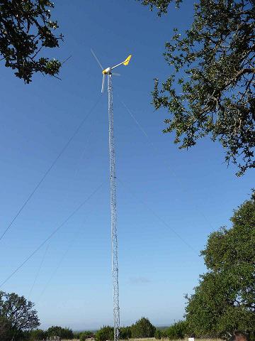 skystream wind turbine texas ranch