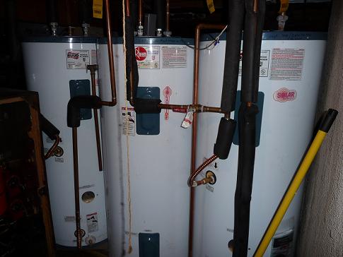 Energy Environmental staged solar hot water